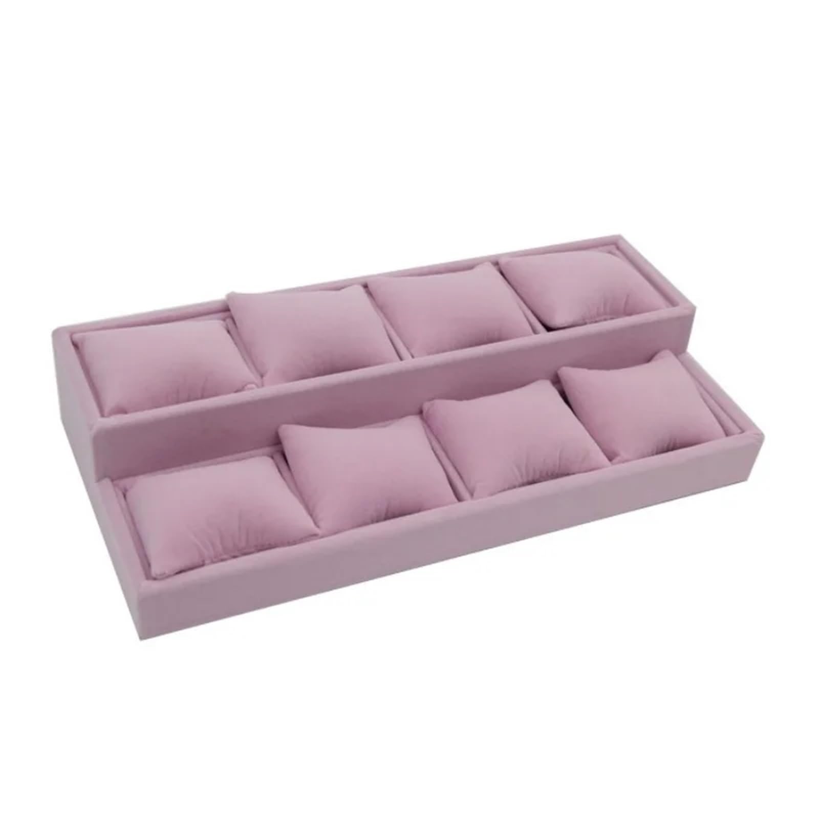 Flannel Jewelry Display Tray Watch Storage Organizer for Watches Bracelets