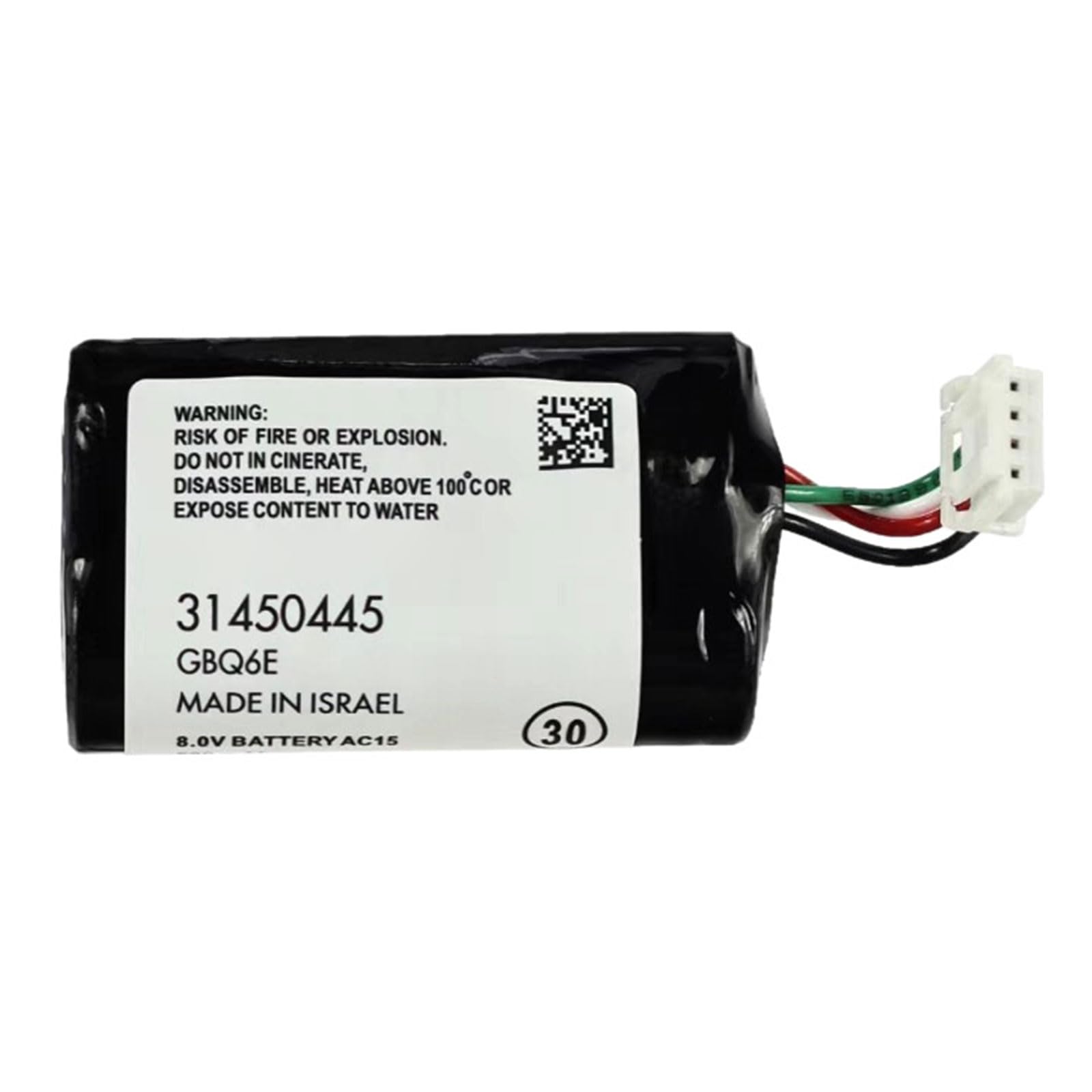 Capacité 750mAh 8V Batterie pour XC90 XC40 Module 31450445 Remplacement Remplacement