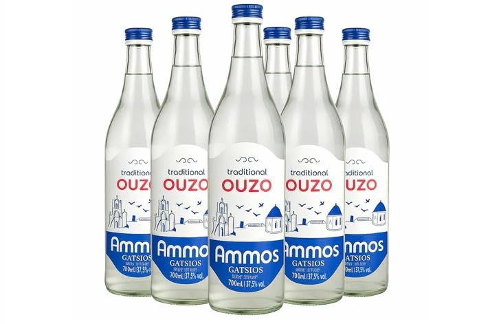 Ouzo griechischer Uzo Ammos 6x 700ml