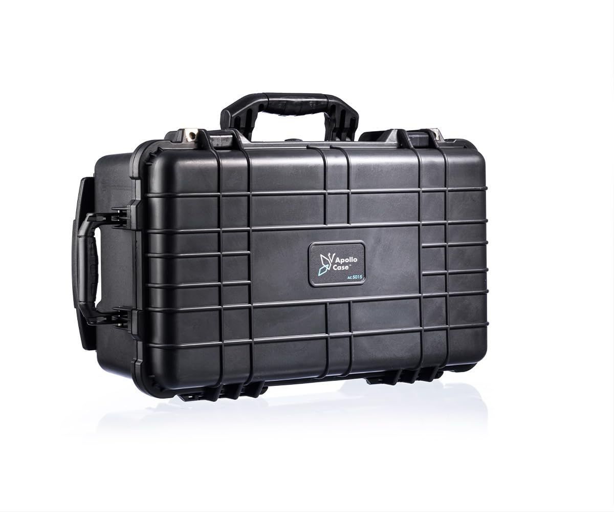 Apollo Case 5015 - Kamerakoffer mit Multilayer Schaumstoff, staubdichter, wetterfester Schutzkoffer, Outdoor Universalkoffer | IP67 | 51 x 28,5 x 19,5 cm (innenM.)