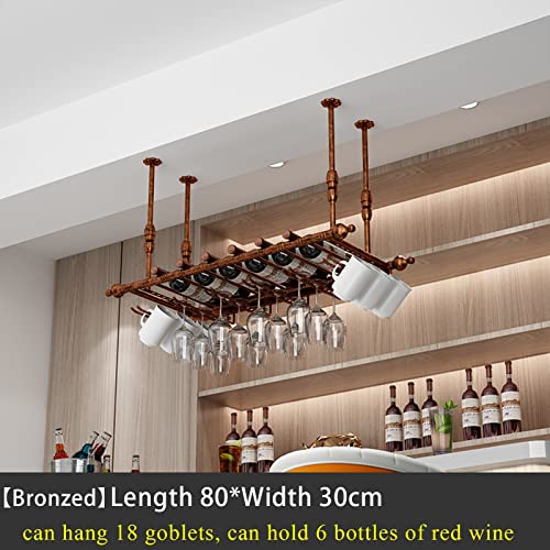 Bar porte-verre à vin métal fer DASHADAO pour décoration chic