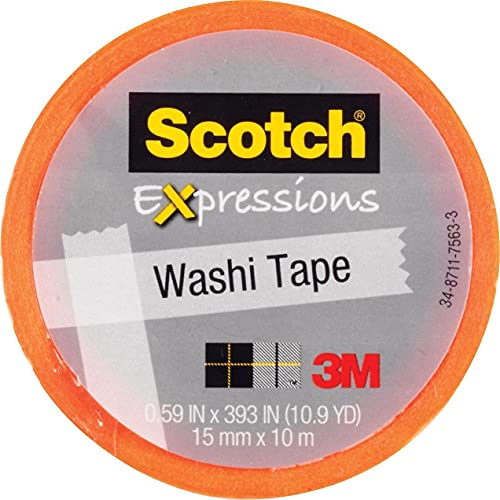 Cinta adhesiva Scotch Expressions Washi para decorar tus álbumes de recortes y agendas