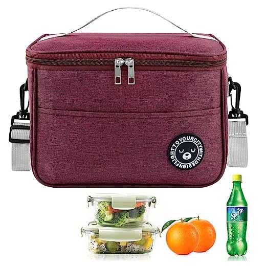 Tufa Bolsa Térmica Porta Alimentos 6.4L,Bolsas Porta Alimentos,Bolsa de Almuerzo,Bolsa Isotermica Porta Alimentos-Aislamiento Térmico para Comida, Impermeable,Lunch Bag Ligera,Isotérmica (Rosa)