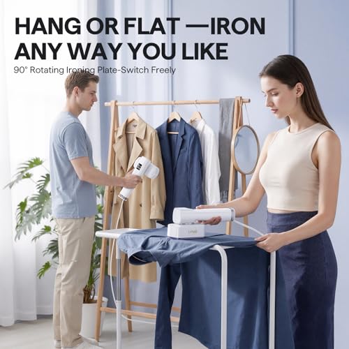 Steamer for Clothes, Handheld and Portable with 15-Second Heat-Up, 2-in-1 Steamer and Iron - image 3