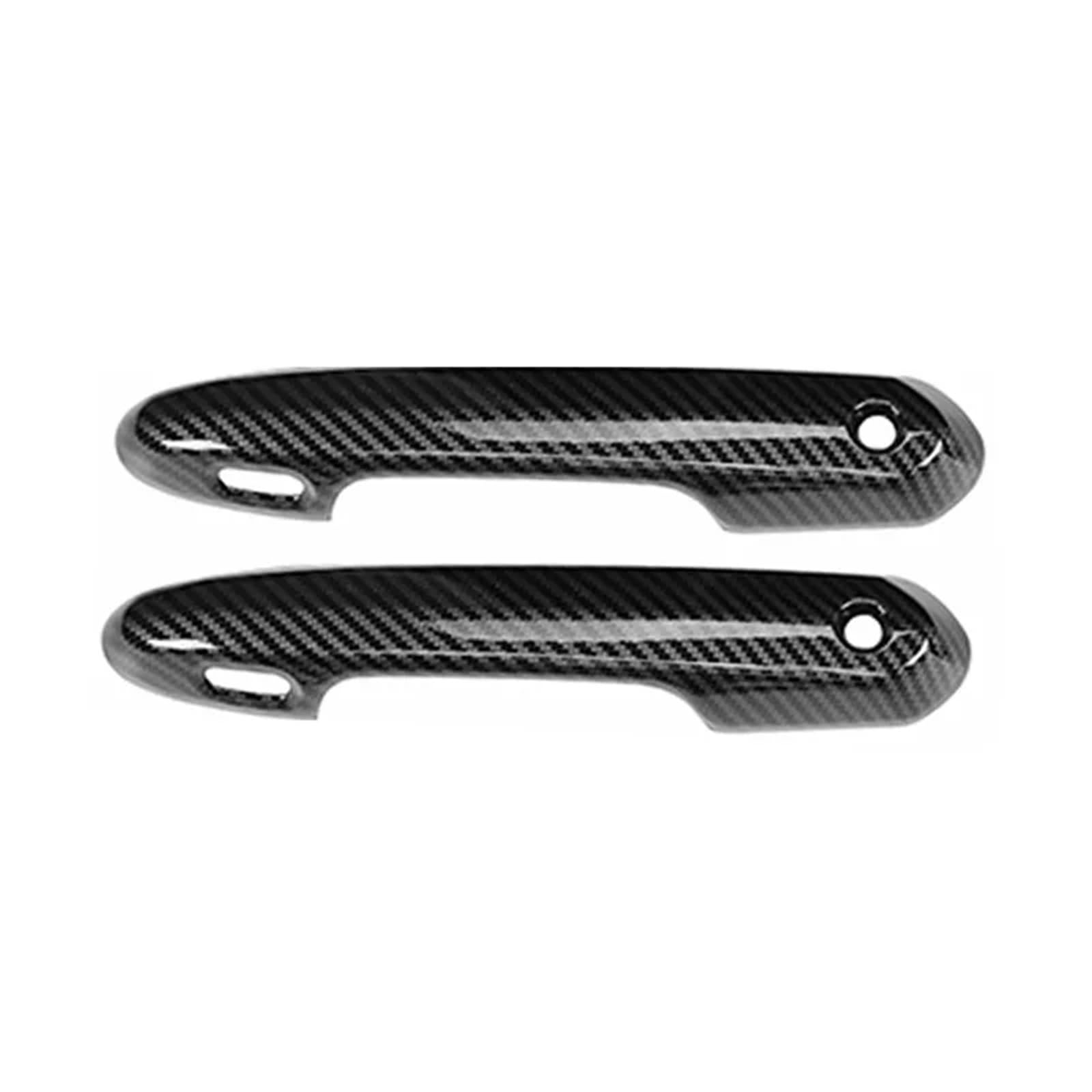 Bqwyedpl 2 2Hole Carbon Fiber Suitable Fit For Lexus Lx600 2022-2024 Door Handle Decorative Bowl Scratch-Proof Modification Accessories Car Door Latch Handle(2 2Hole Carbon Fiber)