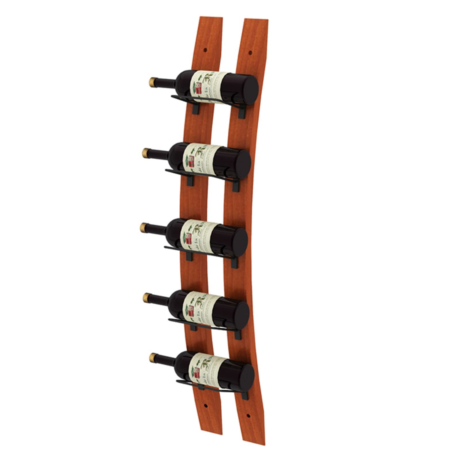Boîte de rangement de casier à vin mural en bois antique DASHADAO 5 btl