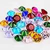 tobeit acrylic diamonds colorful approx. 145 pieces 20 mm diamond crystals transparent crystal transparent table decoration confetti wedding decoration 20 mm diamonds colorful
