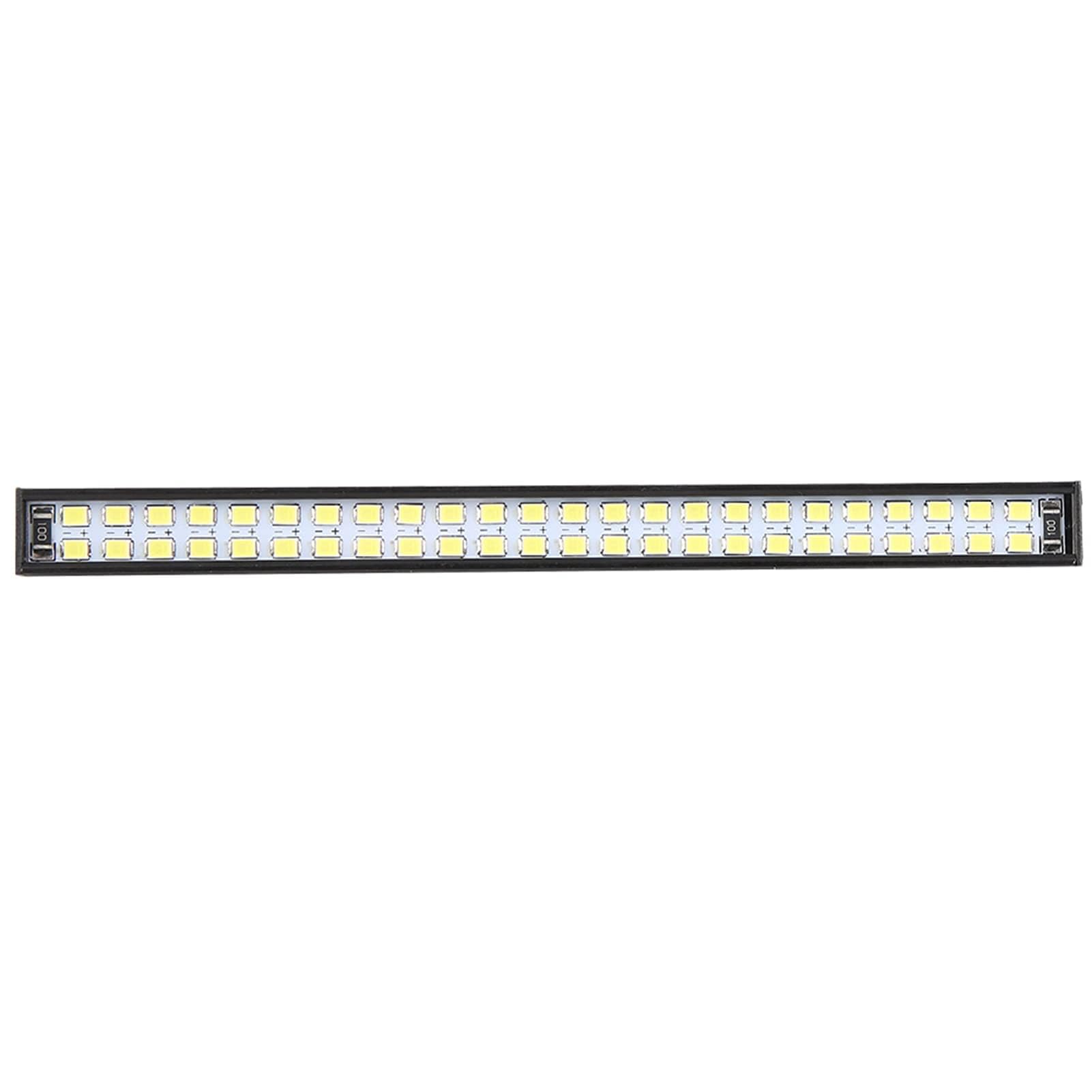 RC Dachlampe, 147 x 12 x 11,5 mm 48 Stück Lampenperlen RC Auto Dachlampe RC Crawler Universal LED Lichtleiste Teil Zubehör für RC Crawler Auto