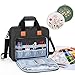 Luxja Embroidery Project Bag, Embroidery Kits Storage Bag (Bag Only), Black