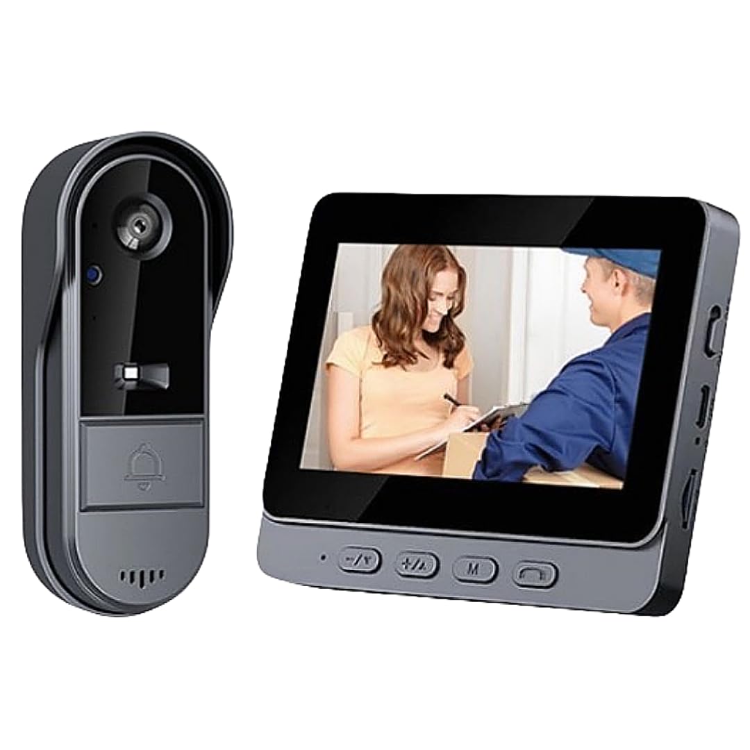 Amazon.co.jp: Iuseikeビデオドアベル、スマートビデオドアベル