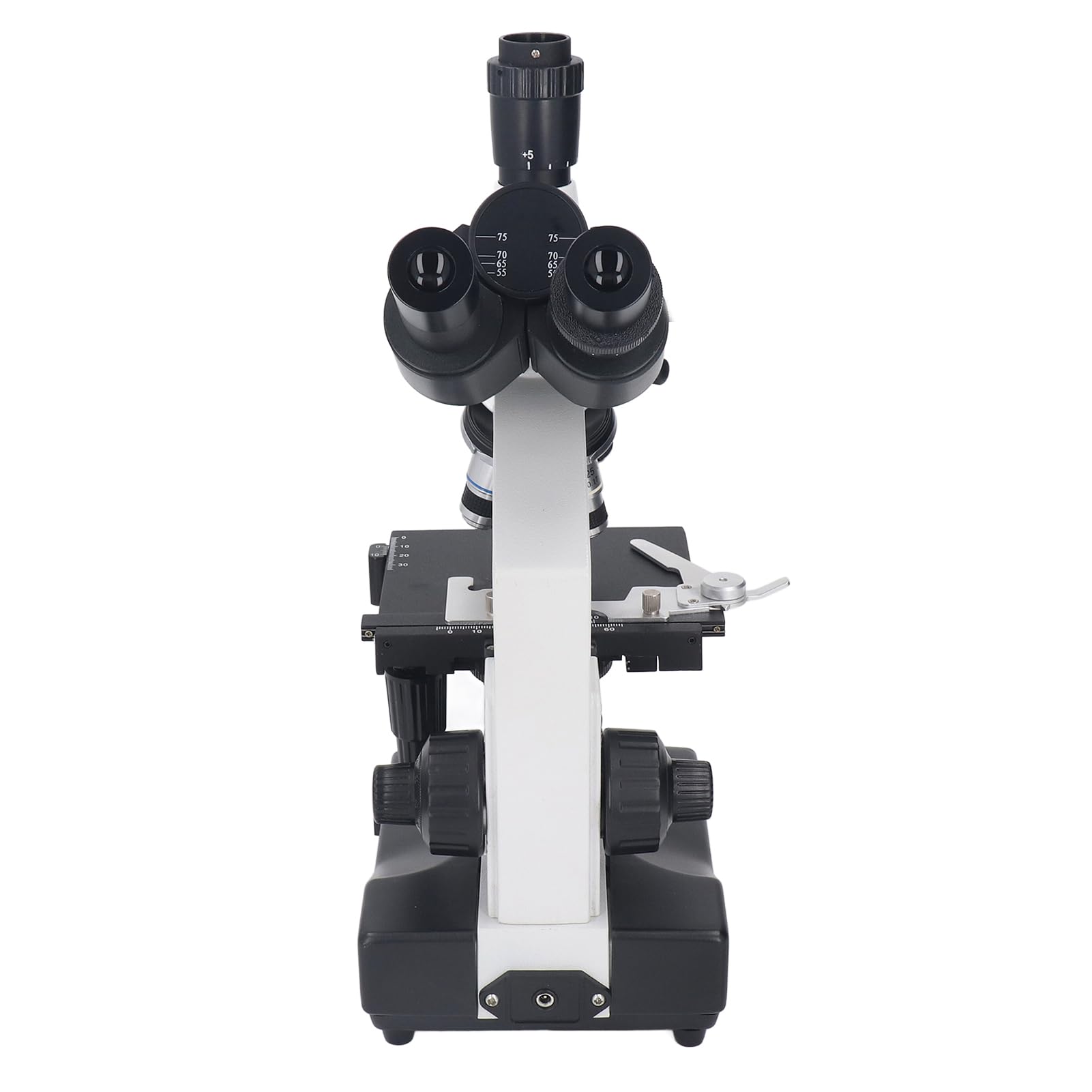 Naroote Microscopio Trinocular de 40X a 5000X, Equipo óptico Profesional de Gran Aumento para Estudiantes de Investigación de Laboratorio