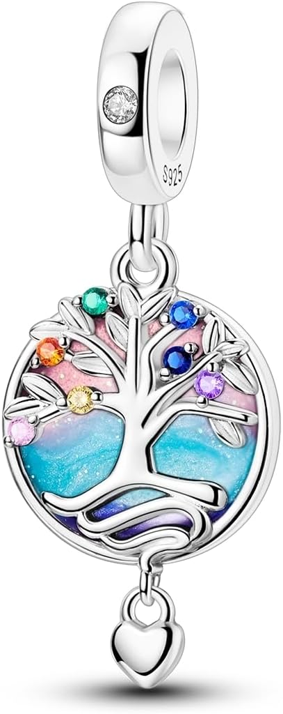 LAZA Charms for Bracelets 925 Sterling Silver Butterfly Summer Travel Ocean Lucky Charm Beads Pendant Jewelry for Women Mom
