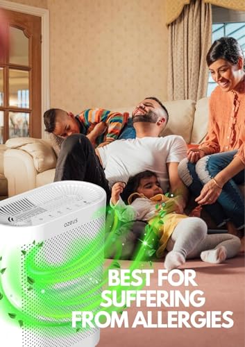 Azeus FS32 True HEPA Air Purifier for Large Rooms, White, High CADR 400m³/h, Smoke Dust Pet Dander Removal, Auto Mode with Air Quality Sensor - Image 7