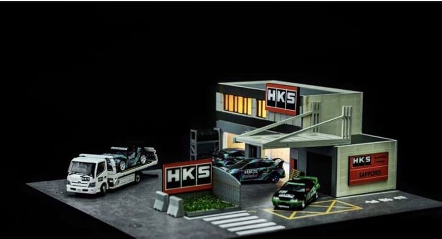 Magic　City　1／64ジオラマ　2個セット Amazon | 1/64 magic city ジオラマ 高速道路 駐車場 ミニカー二