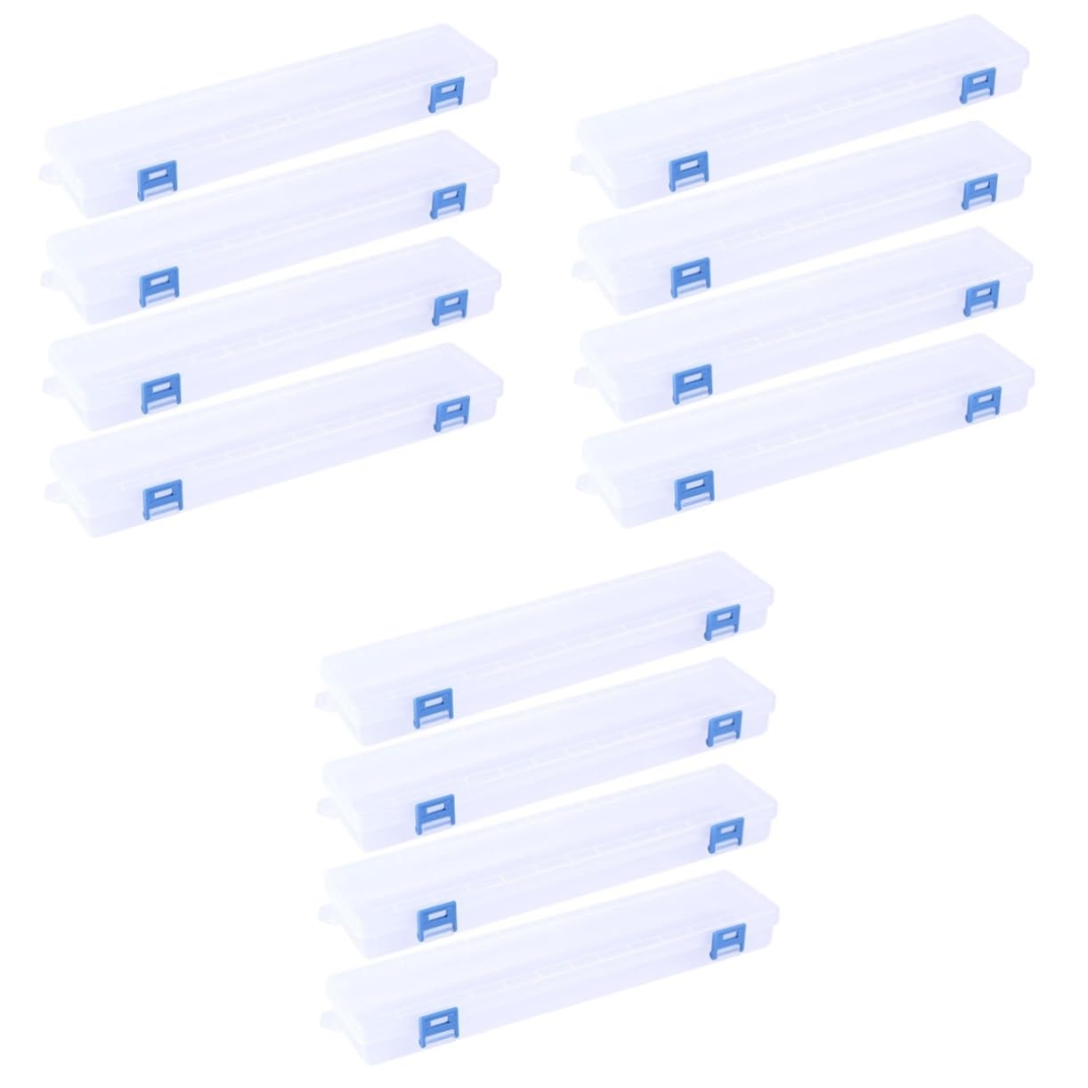 Gadpiparty 3 Set Contenitore Per Pennelli Organizer Per Utensili Contenitore Per Pennelli Scatole Portaoggetti E e Per Pittura Porta Trasparente Piccolo 4 pezzi*3