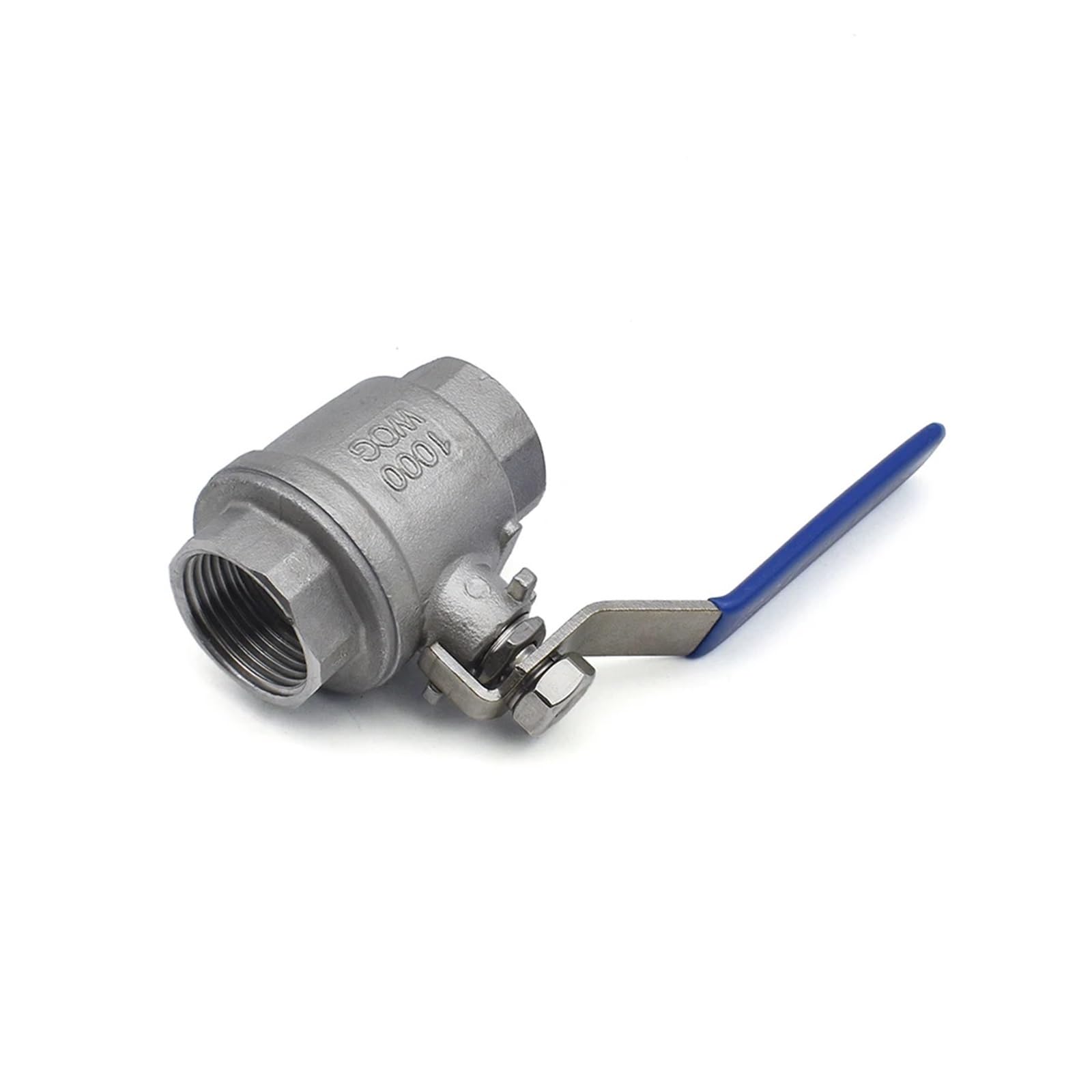 Valvola di Sovrappressione Valvola a Sfera in Acciaio Inossidabile Femmina Valvola a Passaggio Totale in Due Pezzi, valvola di commutazione dell'Acqua(1-1/2",SS304)