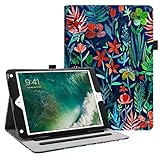 Fintie Case for iPad 9.7 2018 2017 / iPad Air 2 / iPad Air 1 - [Corner Protection] Multi-Angle Viewing Folio Cover w/Pocket, Auto Wake/Sleep for iPad 6th / 5th Generation, Jungle Night