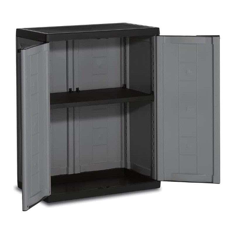 Keter Set Jolly Armadio Alto+ Basso Grigio