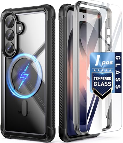 Coque Galaxy S26+ Plus MagSafe Poetic Guardian avec protection écran en verre