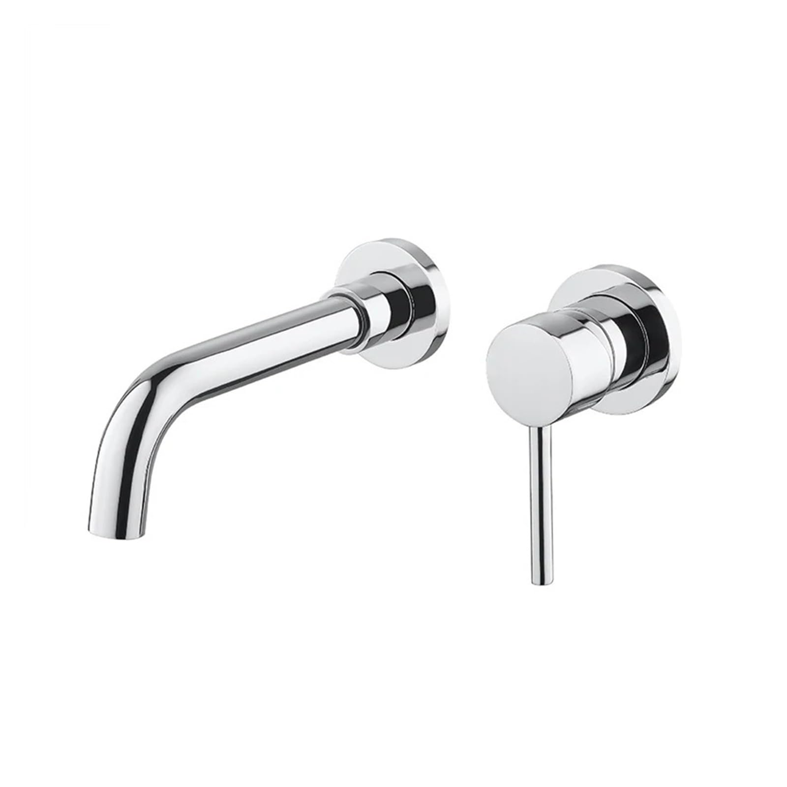 Mitigeur de lavabo en laiton chromé avec cartouche céramique anti-fuite