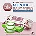 MED PRIDE Unscented Baby Wipes Bulk [24 Packs x 80 Wipes=1920 Wipes Total]- Alcohol-Free Baby Wipes With Soothing Aloe Vera & Vitamin E- Extra Soft & Strong, Paraben-Free, Non-Irritating