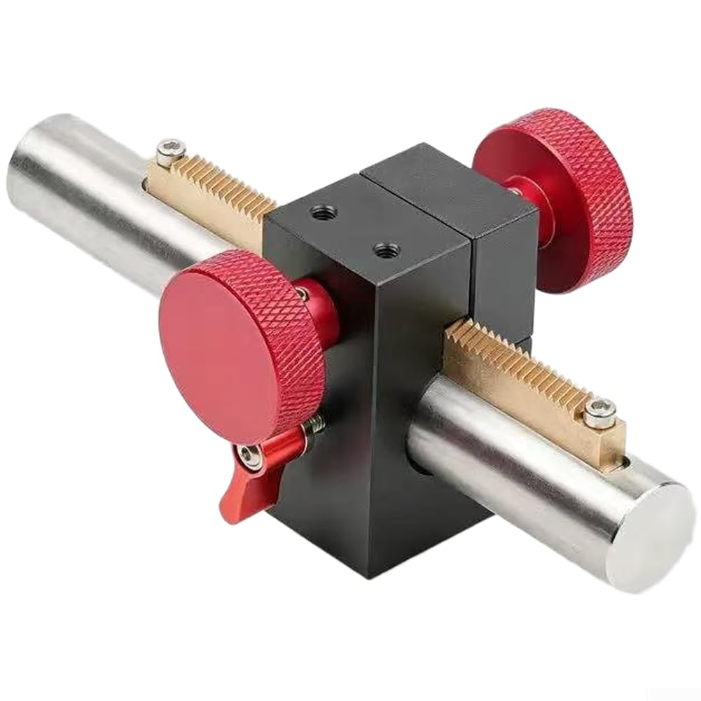 Manuelle lineare Bühne, 1 Einheit Aluminiumlegierung Vertikaler Hebetisch, Zahnstangen-Mechanismus für 2,5 kg hohe Last, Säulenlift Laborausrüstung