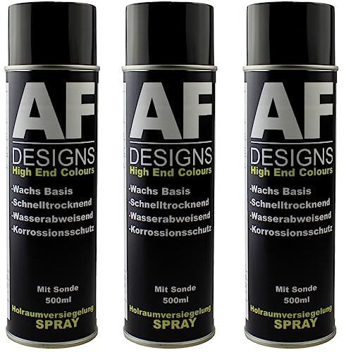 Alex Flittner Designs Sellador de Cavidades de Cera, 3 x 500 ml, Transparente