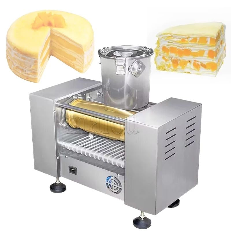 Commercial Cake Machine Durian Matcha Pancake Skin Automatic Thousands Layer Crepe Birthday Cake Making Machine