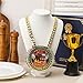 Kenning 6 x 5 Inch Chili Cook Off Trophies Medal with Chain, Cooking Competition Prizes Awards for Chili Contest Winner Champ Festival Contest Supplies