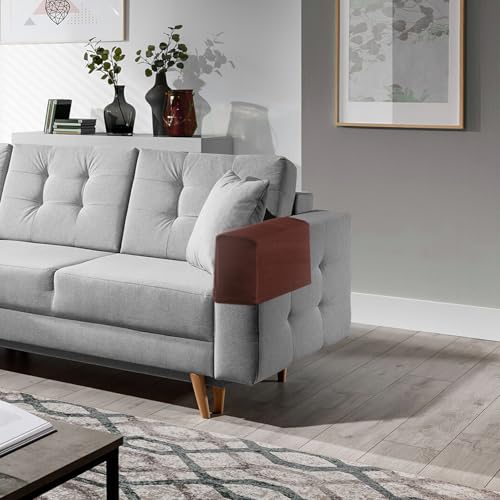 Reposabrazos para sofa protector elastico Levemolo fundas resistentes 2pc 4