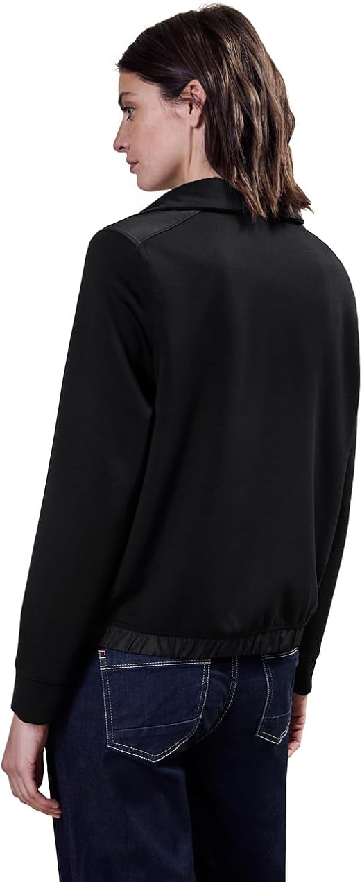 CECIL Kort Sweatvest - Universal Blue / Blauw | - Cotton Blues