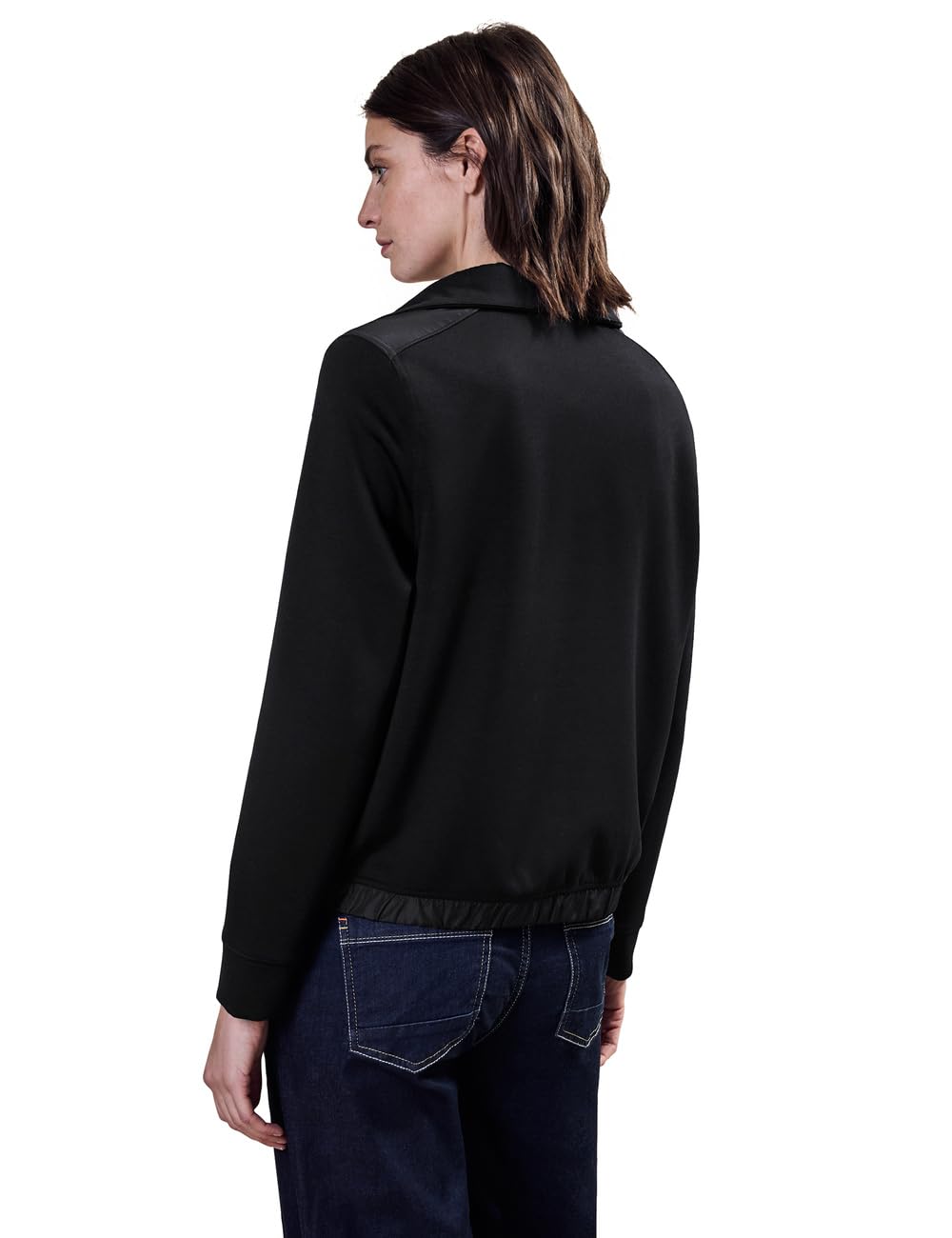 Cecil Damen Materialmix Sweatjacke
