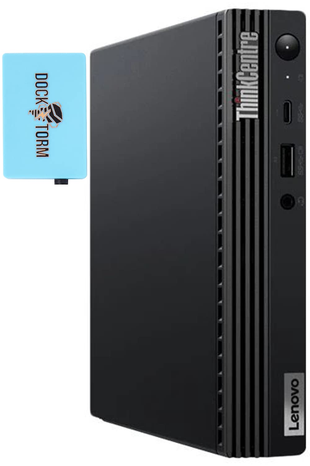 Lenovo ThinkCentre M75q Tiny-Gen 2 M Home & Business Mini Desktop (AMD Ryzen 5 PRO 5650GE 6-Core, 16GB RAM, 2TB HDD (2.5), AMD Radeon, WiFi, Bluetooth, HDMI, Win 11 Pro) with Dockztorm Hub