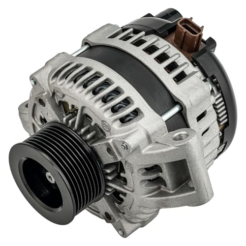 Image of PHILTOP Alternator Compatible With 2008-2010 F250 /F350 /F450 /F550 Super Duty 6.4L(Dual Alt System; 200) 11290N 12V 200Amp CW 8-Groove Pulley | Replacement OE 11290, 7C3T10300EE, 7C3TEE, 7C3Z10346EA
