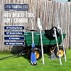 Wild Badger Power 40V Brushless Weed Wacker, String Trimmer/Edger, Hedge Trimmer and Brush Cutter Blade, Pole Saw, Attachment Capable 4-in-1 Multi-Tool Kit with 1 * 40V 4Ah Battery and 1*Charger