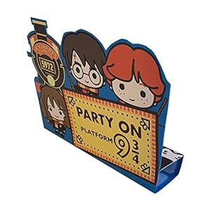 Amscan 9905199 – Harry Potter Verjaardagsfeest Uitnodigingen – 8 Pack