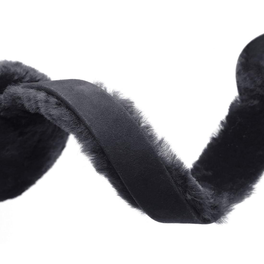 Harssidanzar paraorecchie invernali in vera pelliccia per uomo donna, paraorecchie in vera pelliccia,paraorecchie in pelle di pecora, paraorecchie pieghevoli, paraorecchie da esterno,HU301EU