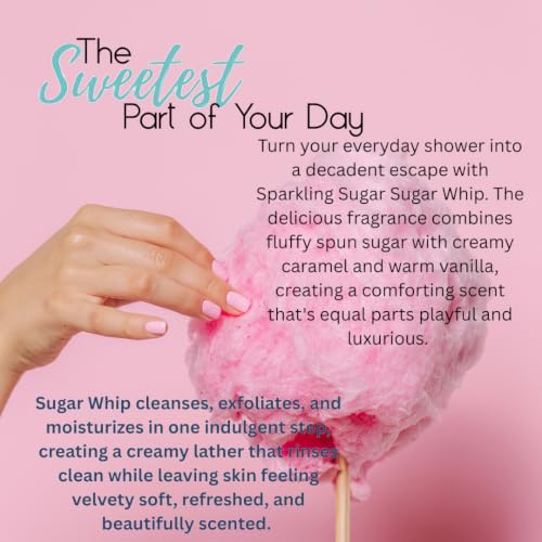 Primal Elements Sugar Scrub, Exfoliating Sugar Whip, Face and Body Cleanser, Moisturizer, Sparkling Sugar, 10 oz Package by Primal Elements - Image 3