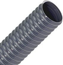 FLEXTUBE PVC-L 63mm (2 1/2 Zoll), Länge Meterware - leichter, flexibler Saugschlauch, Spiralschlauch aus PVC, Schlauch für Wasser, Luft, Pulver, Sägemehl, Späne
