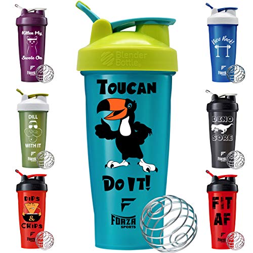 Forza Sports Blender Bottle x 28 oz. Classic Shaker - Toucan Do It! - //coolthings.us