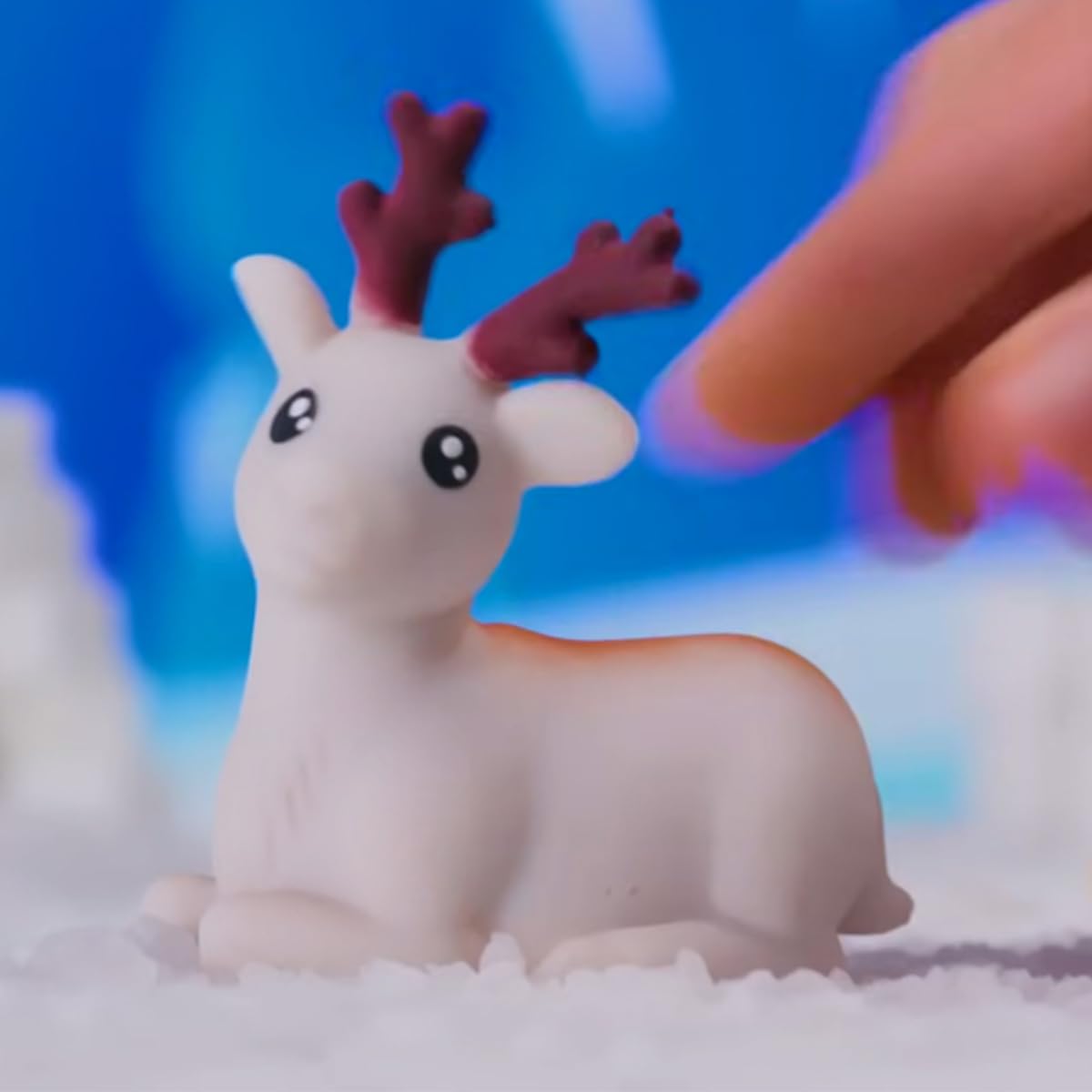 Sbabam FUNNY BOX Polar Friends Jelly Planet, gry dla dzieci z kioskiem, miękkie zabawki dla dzieci, 4 sztuki, znajdź zmianę koloru i świecące w ciemności - zabawka prezent dla dziecka