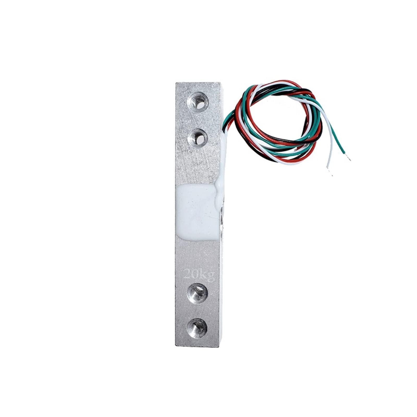 Cfwwsaq 20Kg Sensor Load Cell, Load Cell 1Kg 2Kg 5Kg 10Kg 20Kg Hx711 Ad Weight Sensor Module Electronic Scale Aluminum Alloy Weighing Pressure Sensor(20Kg Sensor)
