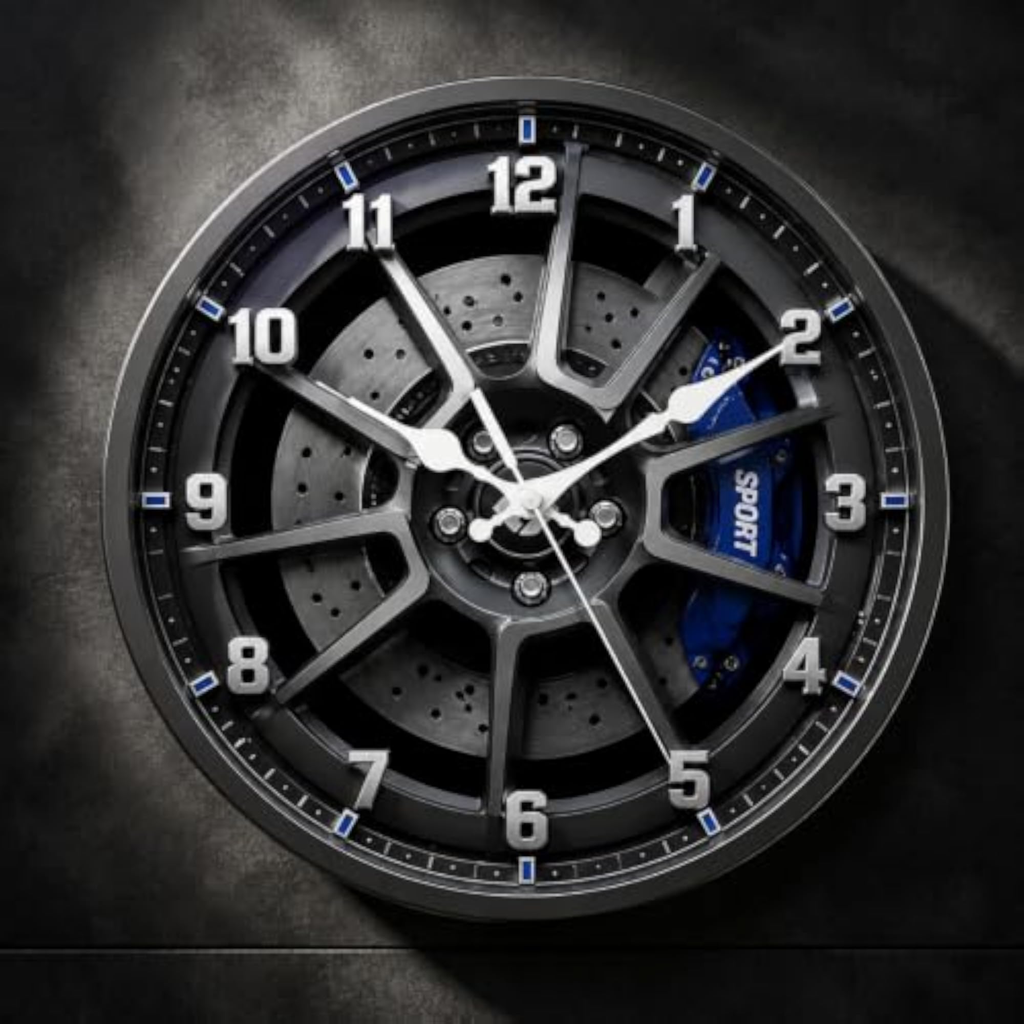 Wheel-Wall-Mounted Decorative Round Wall Clock