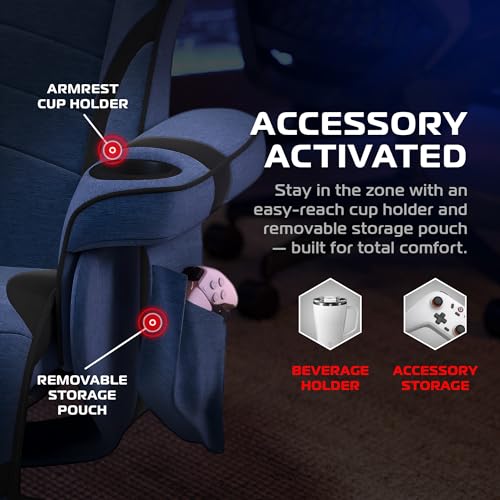 Respawn 900 Gaming Recliner Chair with Footrest, Cup Holder and Swivel by RESPAWN - Image 2