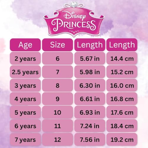 Disney Girls Moana Light Up Laceless Running Shoes (Toddler/Little Girl) 6