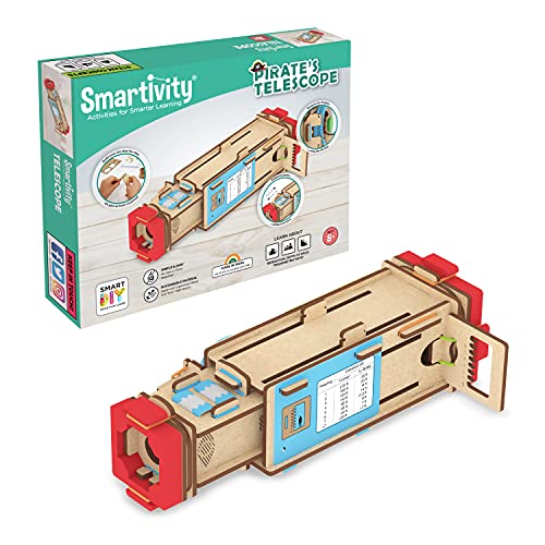 Image of Smartivity Roller Coaster Marble Slide STEM Toys & Smartivity Pirate's 8X Telescope STEM Educational DIY Fun Toys for Kids 8 to 14 & Smartivity Stem Formers Rover Bot Stem Educational DIY Fun Toys