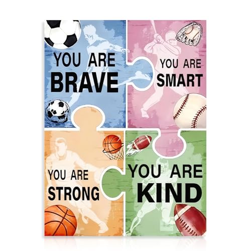 Dazzlewall Sport Motivations Bilder Fußball Basketball Baseball, Inspirierende Sportzitate Wandbilder für Spielzimmer Jugendzimmer Deko, Positive Quotes Poster 12×16 in Ungerahmt Dazzlewall Sport Motivations Bilder Fußball Basketball Baseball, Inspirierende Sportzitate Wandbilder für Spielzimmer Jugendzimmer Deko, Positive Quotes Poster 12×16 in Ungerahmt