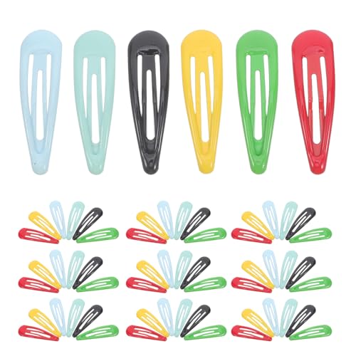 Accesorios para Uso Diario y Fiestas: 60 pinzas de cabello grandes Beaupretty en forma de gota