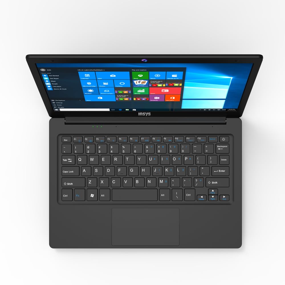 12-inch Laptop, Celeron N4020C, 4GB RAM, 256GB storage, Windows 11, Black