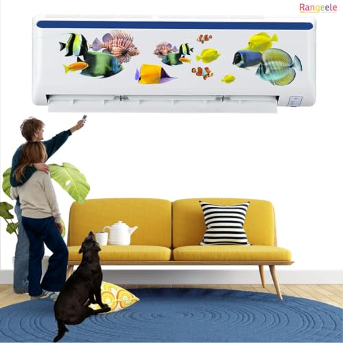 Image of ' nature Fish'' AC Sticker(96 cm x30 cmx 24 cm)